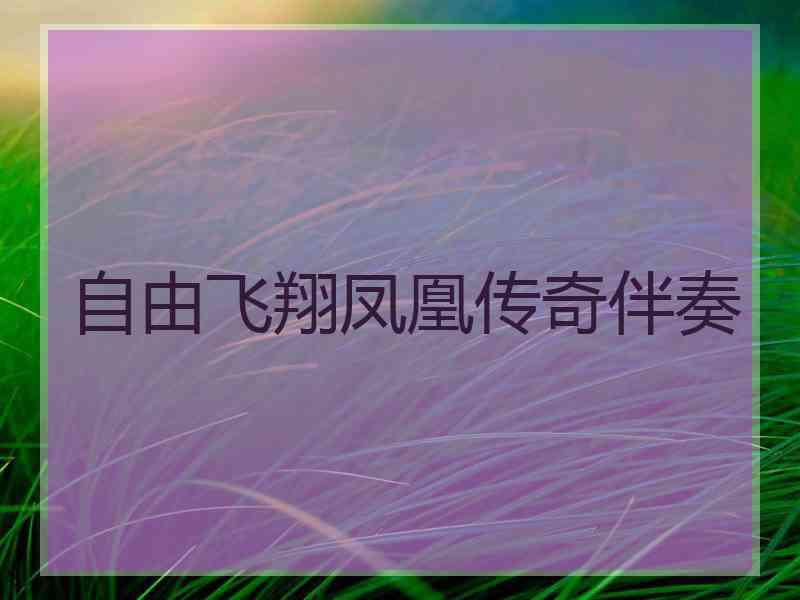自由飞翔凤凰传奇伴奏