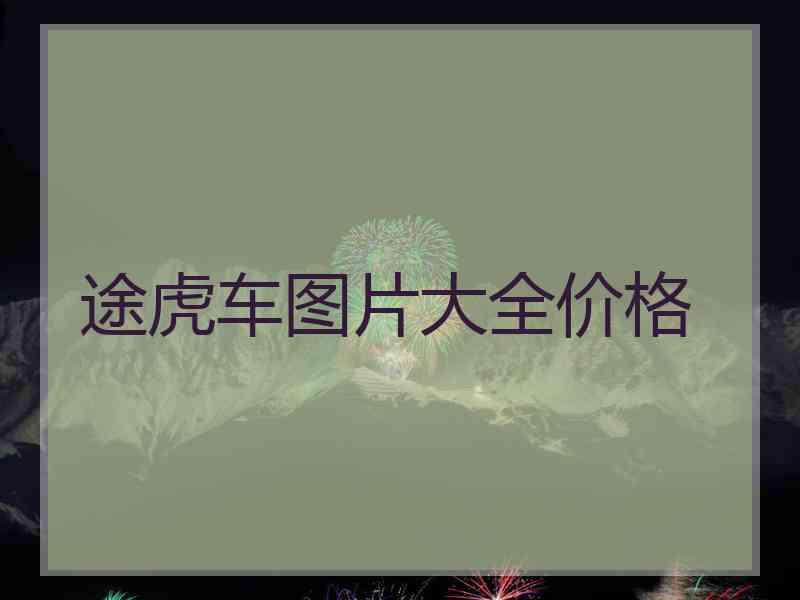 途虎车图片大全价格