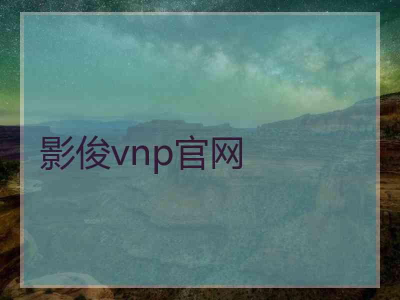 影俊vnp官网