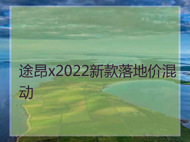 途昂x2022新款落地价混动