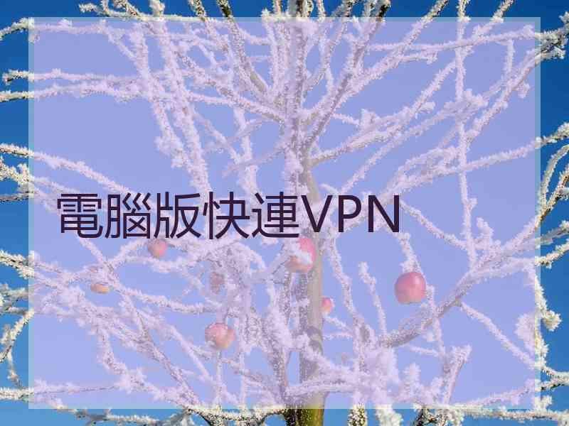 電腦版快連VPN