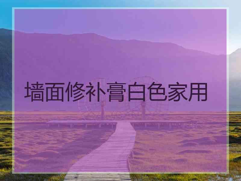 墙面修补膏白色家用