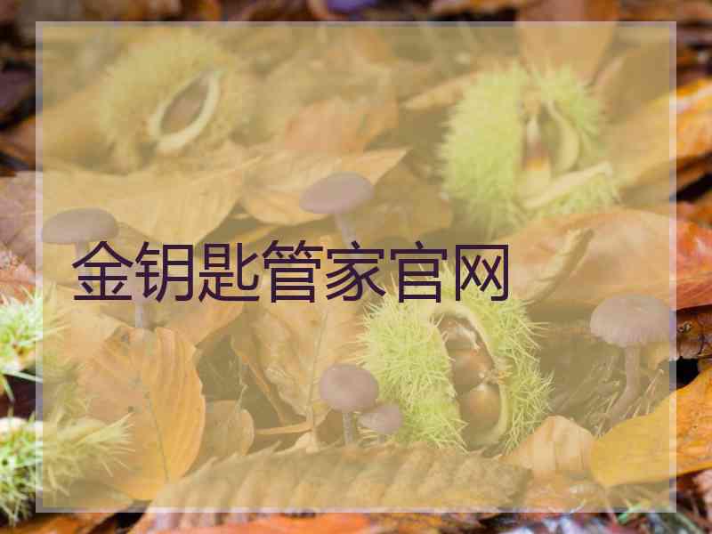金钥匙管家官网