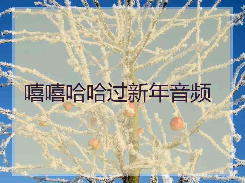 嘻嘻哈哈过新年音频