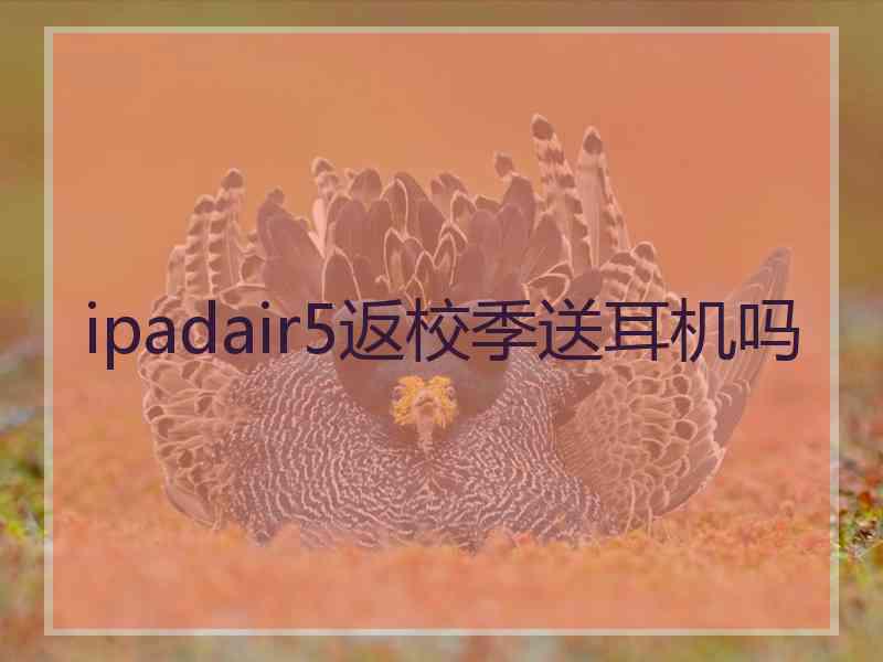 ipadair5返校季送耳机吗