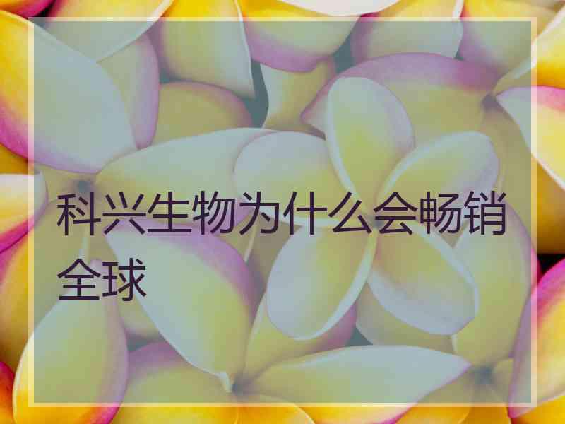 科兴生物为什么会畅销全球