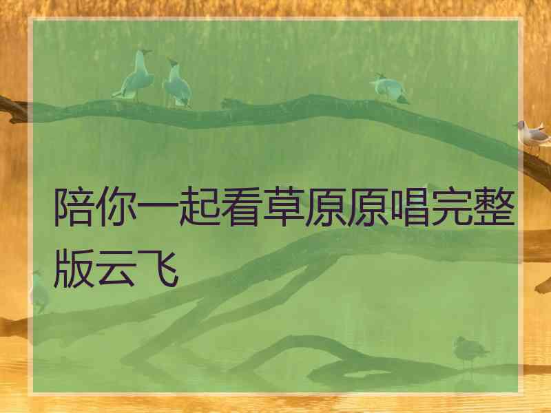 陪你一起看草原原唱完整版云飞