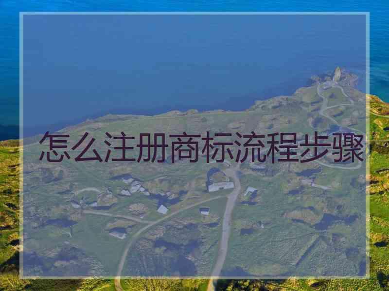 怎么注册商标流程步骤