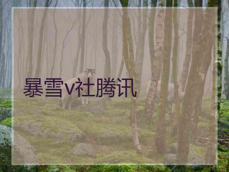 暴雪v社腾讯