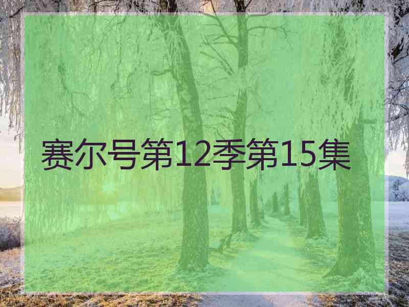 赛尔号第12季第15集