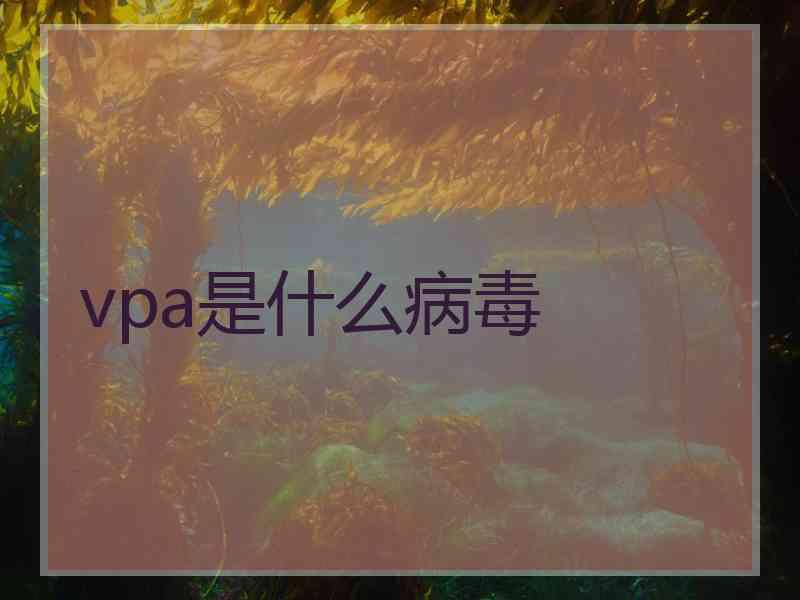 vpa是什么病毒