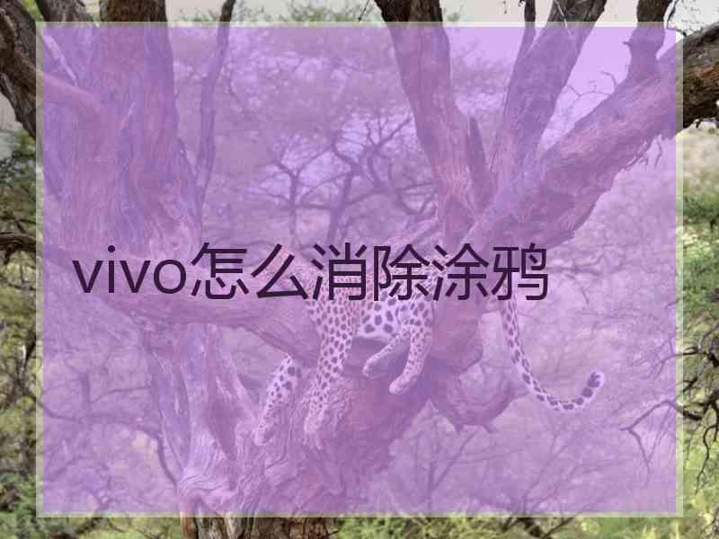 vivo怎么消除涂鸦
