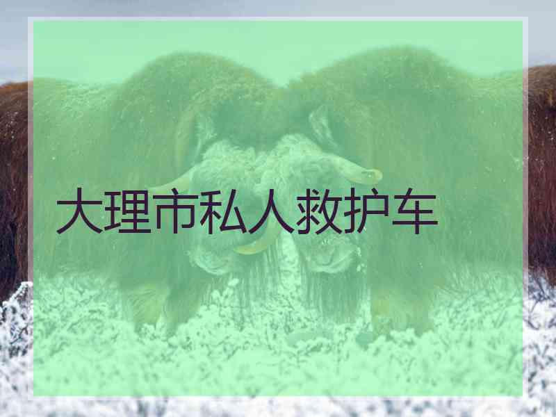 大理市私人救护车