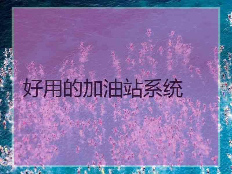 好用的加油站系统