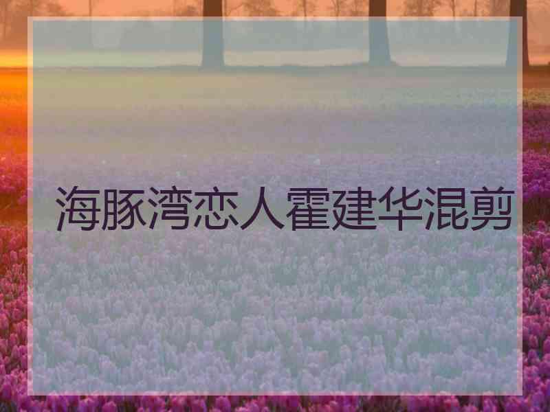 海豚湾恋人霍建华混剪