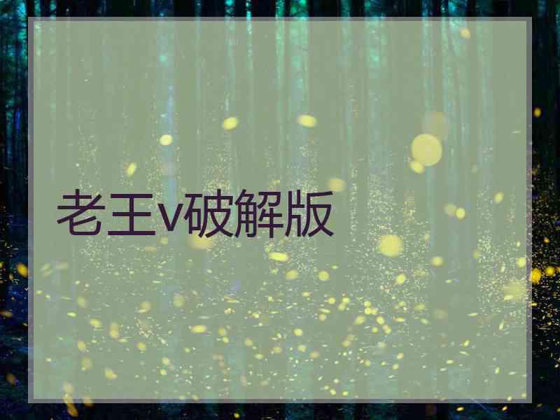 老王v破解版