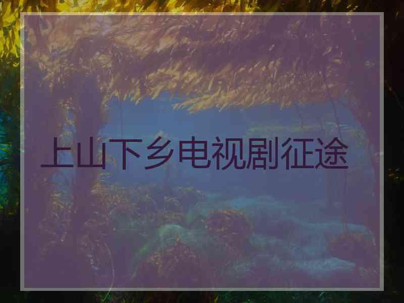 上山下乡电视剧征途