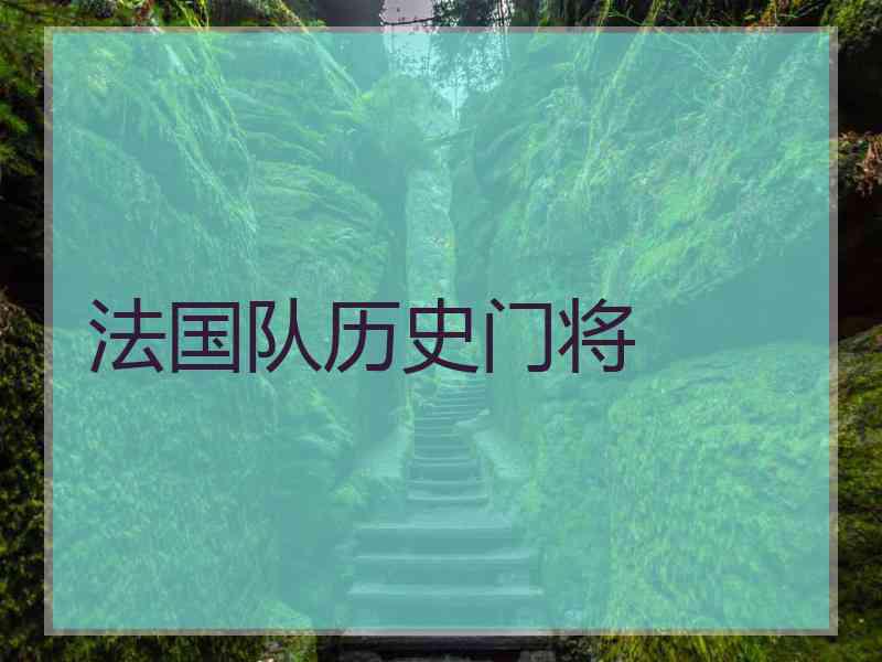 法国队历史门将