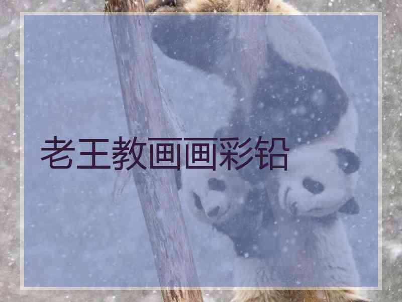 老王教画画彩铅