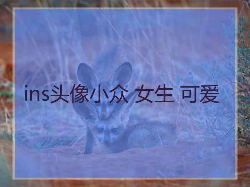 ins头像小众 女生 可爱