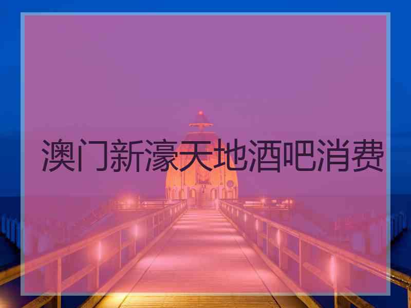 澳门新濠天地酒吧消费