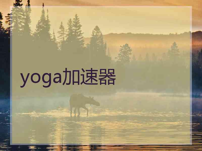 yoga加速器