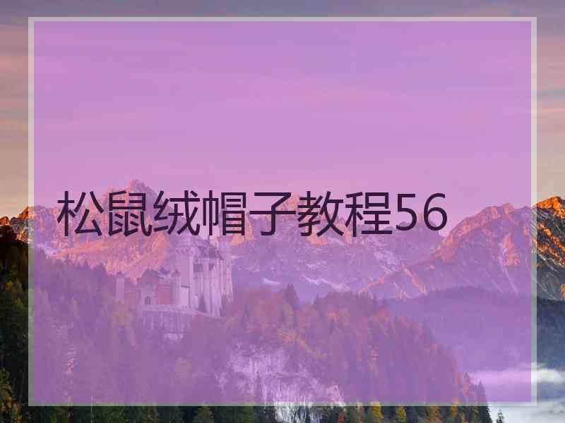 松鼠绒帽子教程56