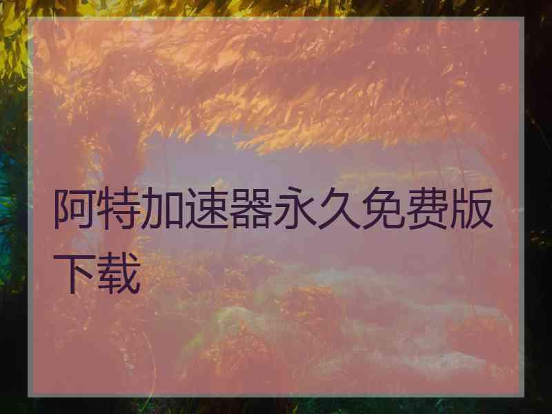 阿特加速器永久免费版下载