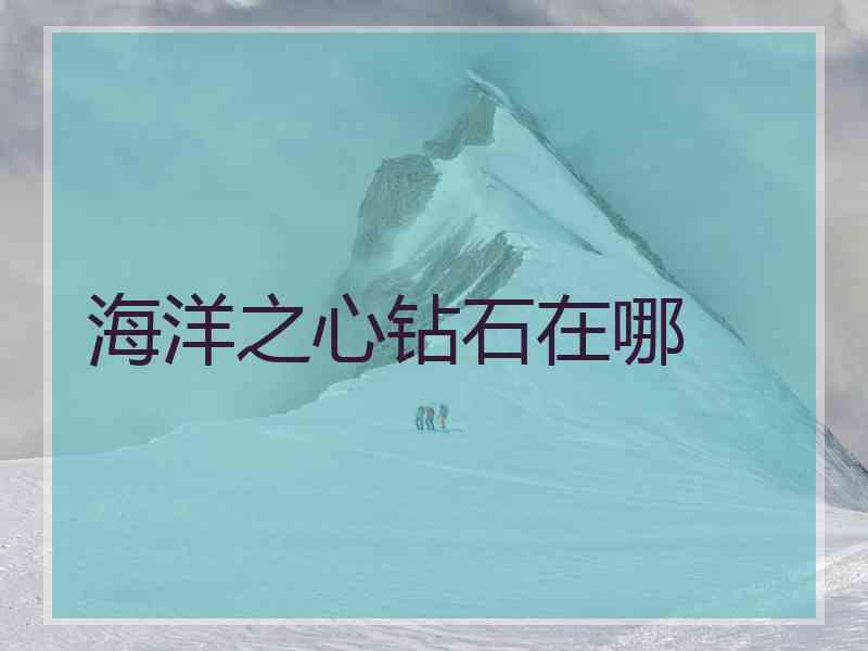 海洋之心钻石在哪