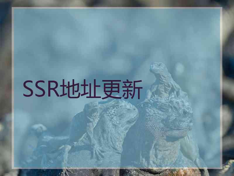 SSR地址更新