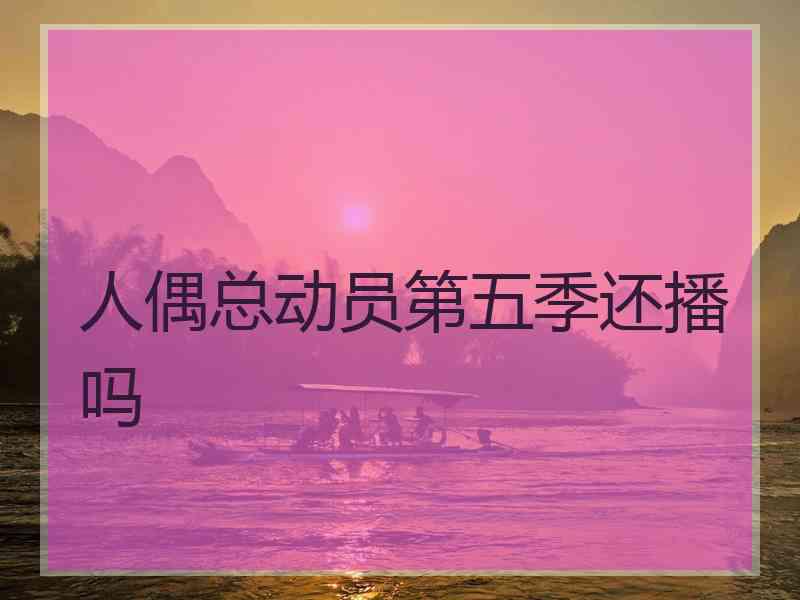 人偶总动员第五季还播吗