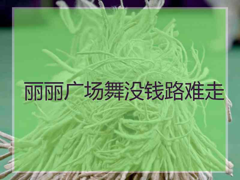 丽丽广场舞没钱路难走