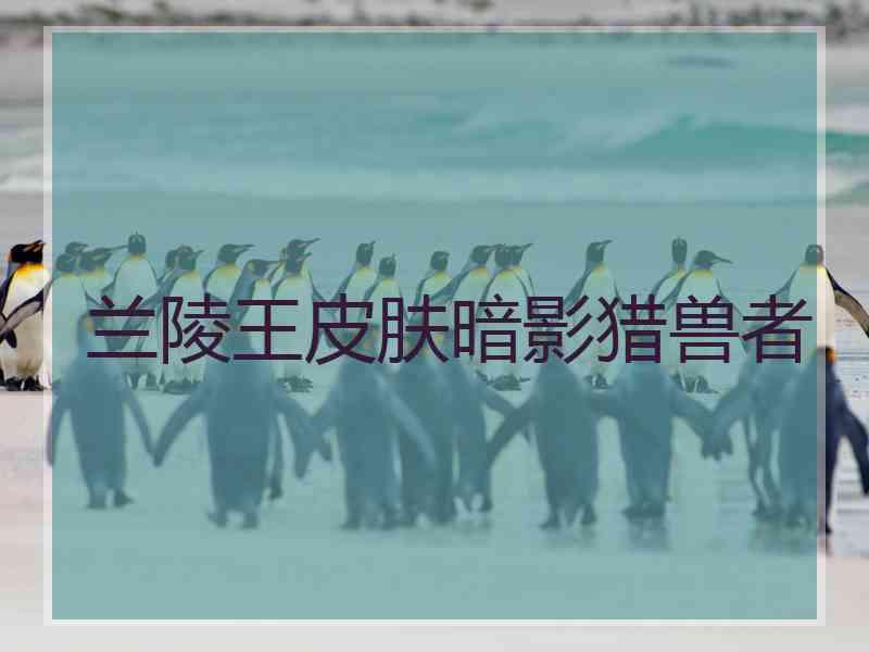 兰陵王皮肤暗影猎兽者