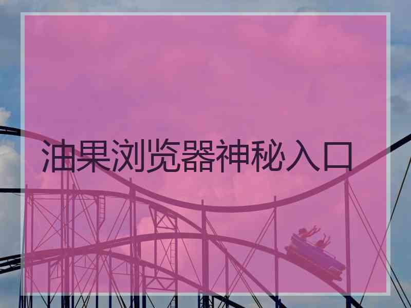 油果浏览器神秘入口