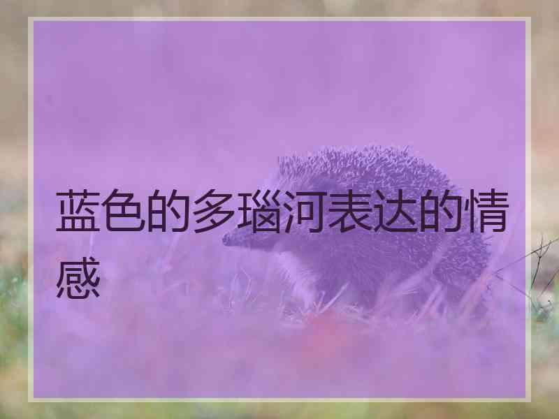 蓝色的多瑙河表达的情感
