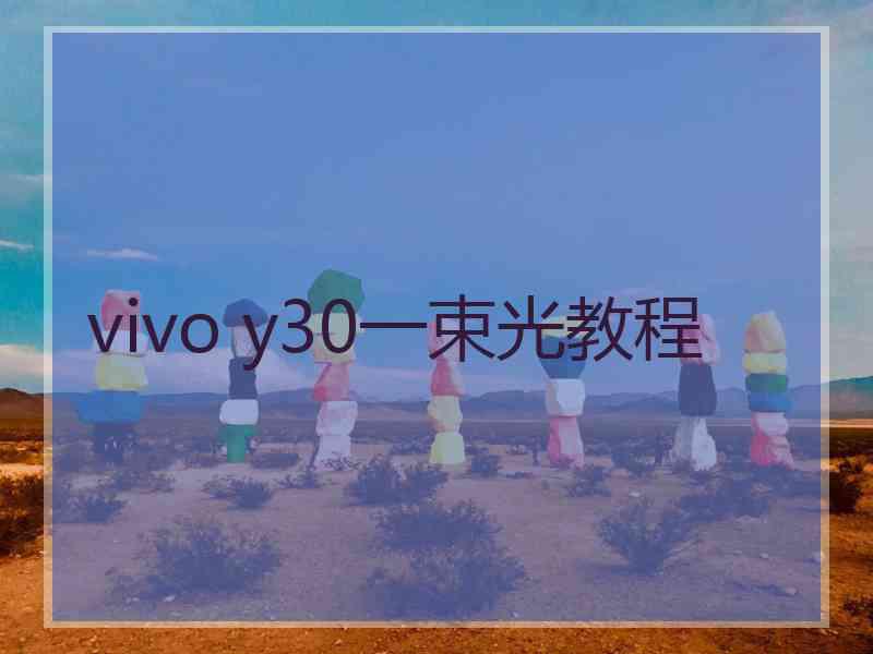 vivo y30一束光教程
