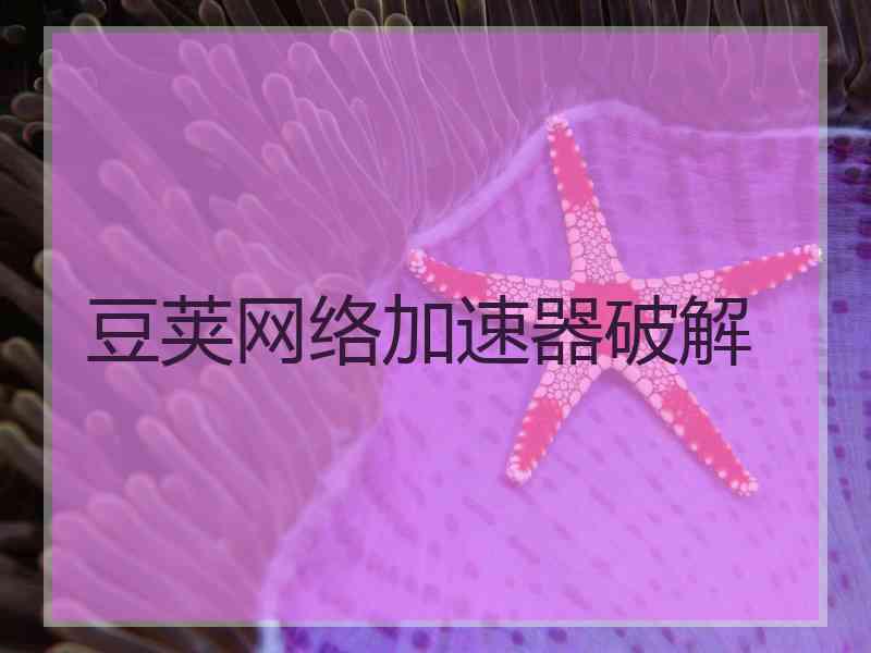 豆荚网络加速器破解