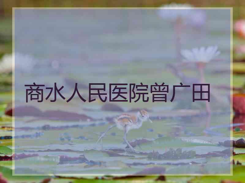 商水人民医院曾广田
