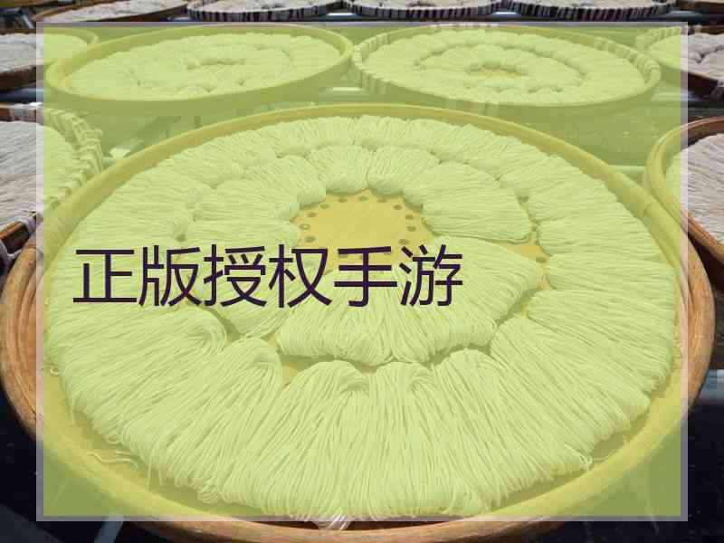正版授权手游