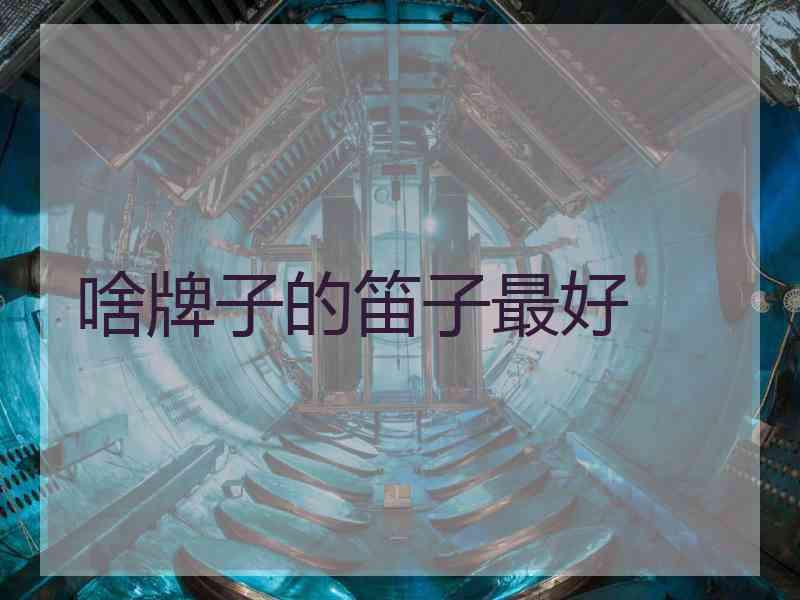 啥牌子的笛子最好