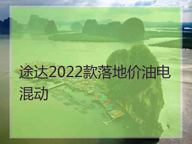 途达2022款落地价油电混动