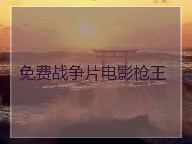 免费战争片电影枪王