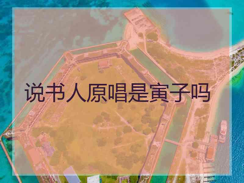 说书人原唱是寅子吗