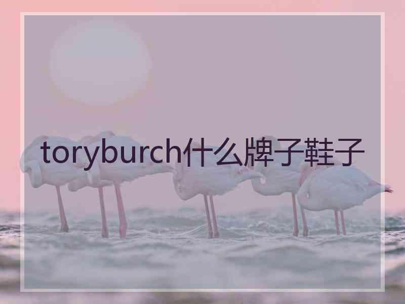 toryburch什么牌子鞋子