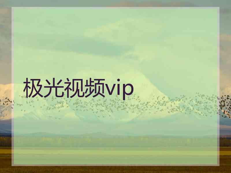 极光视频vip