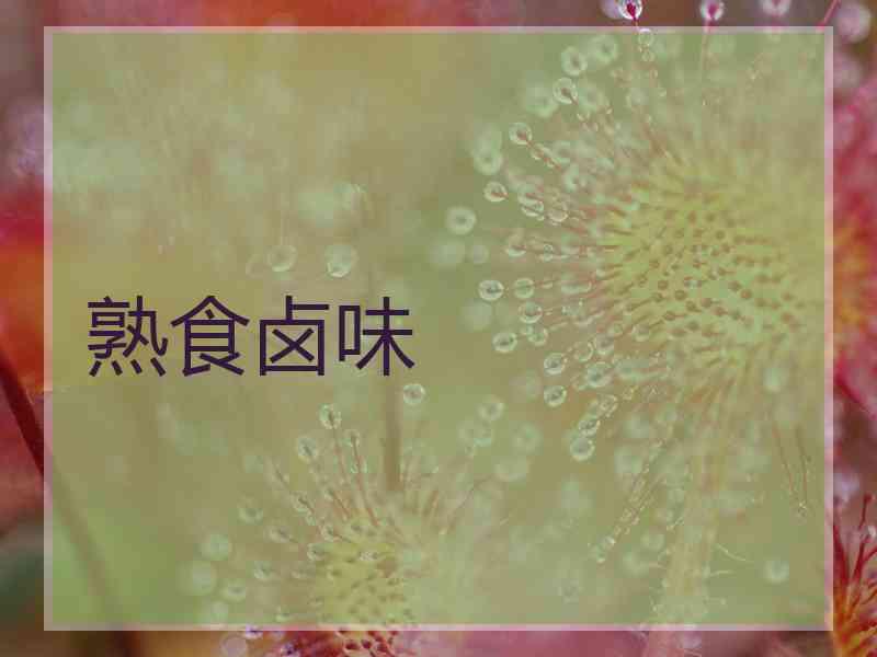熟食卤味