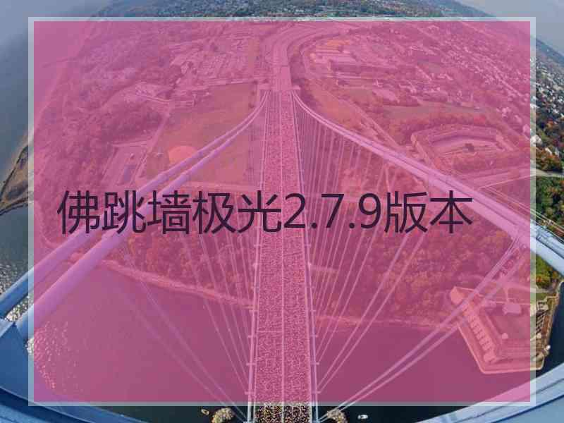佛跳墙极光2.7.9版本