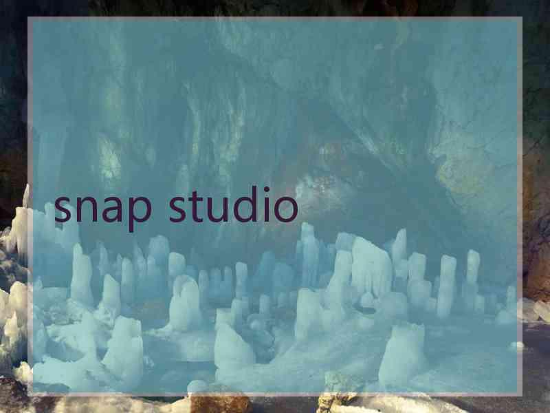 snap studio