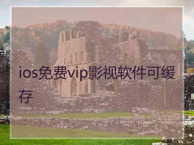ios免费vip影视软件可缓存