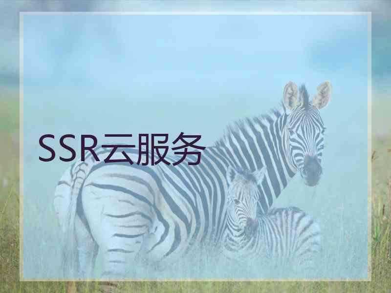 SSR云服务